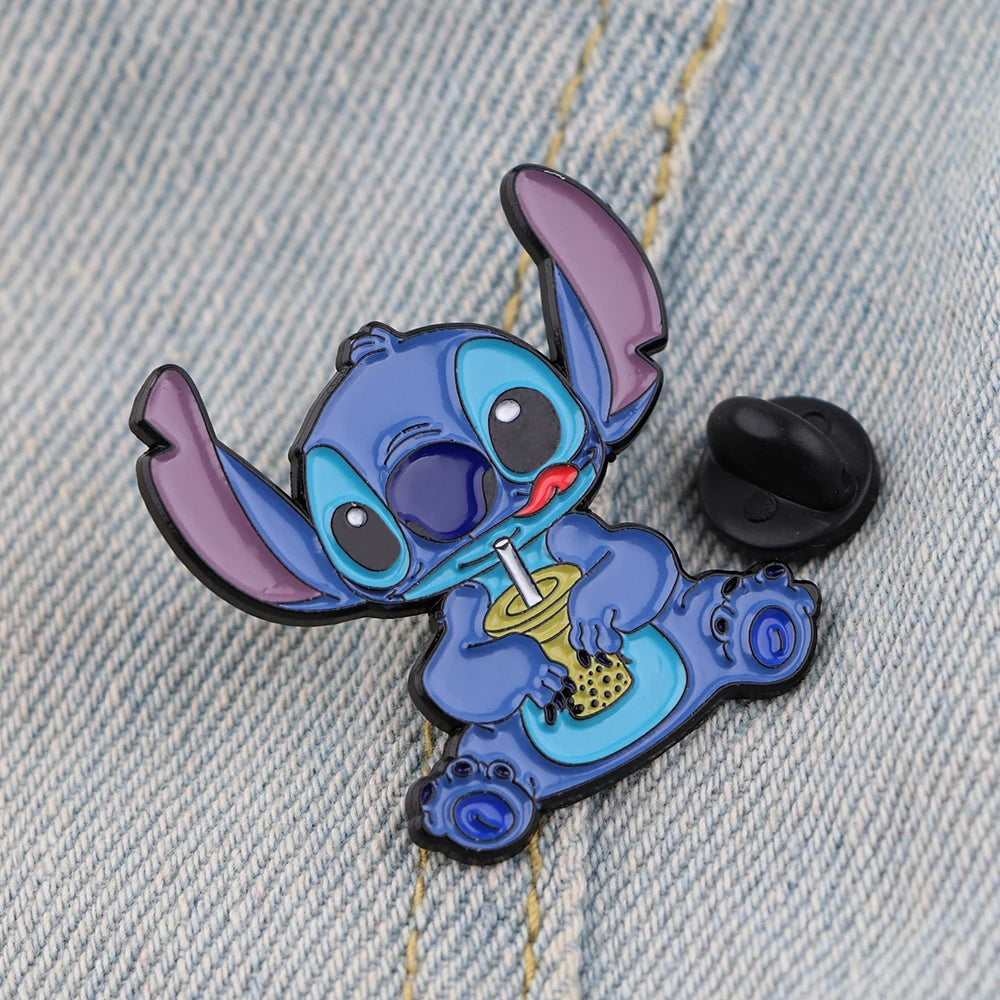 Cute Stitch Enamel Pins