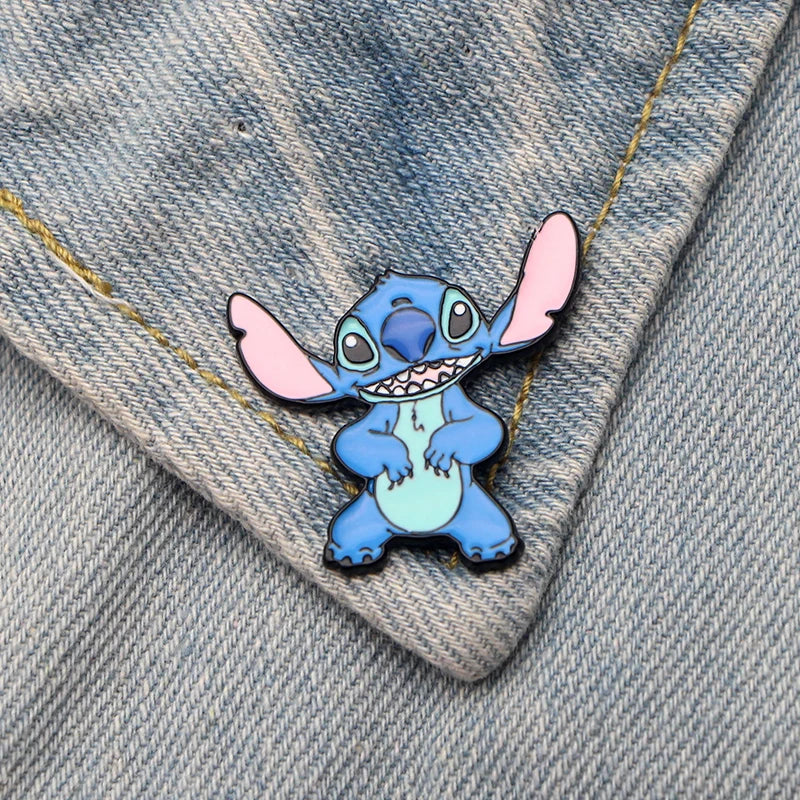 Cute Stitch Enamel Pins