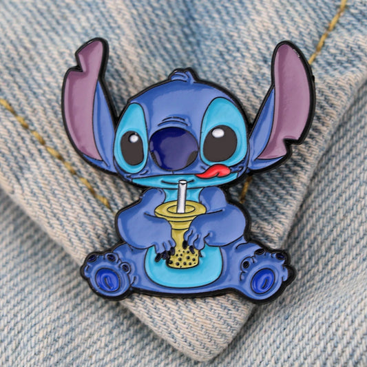 Cute Stitch Enamel Pins