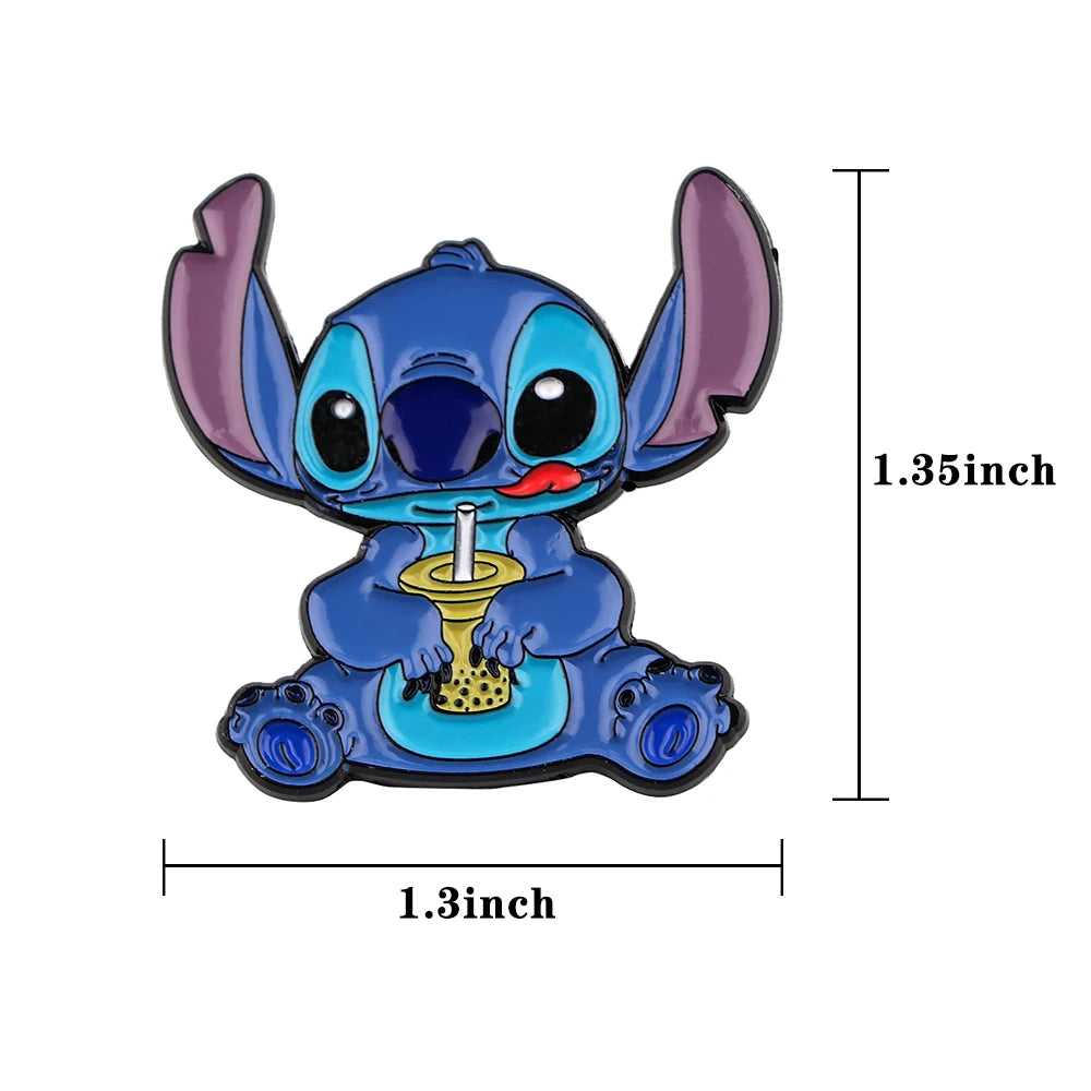 Cute Stitch Enamel Pins