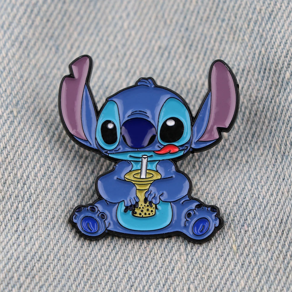 Cute Stitch Enamel Pins