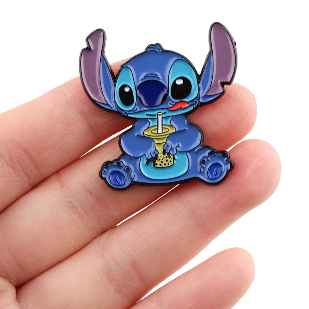 Cute Stitch Enamel Pins