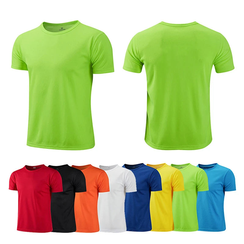 Men's Quick Dry Short Sleeve Sport T Shirt Breathable Sportswear