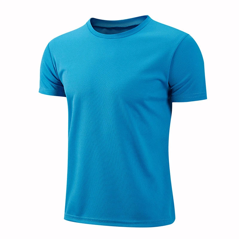 Men's Quick Dry Short Sleeve Sport T Shirt Breathable Sportswear