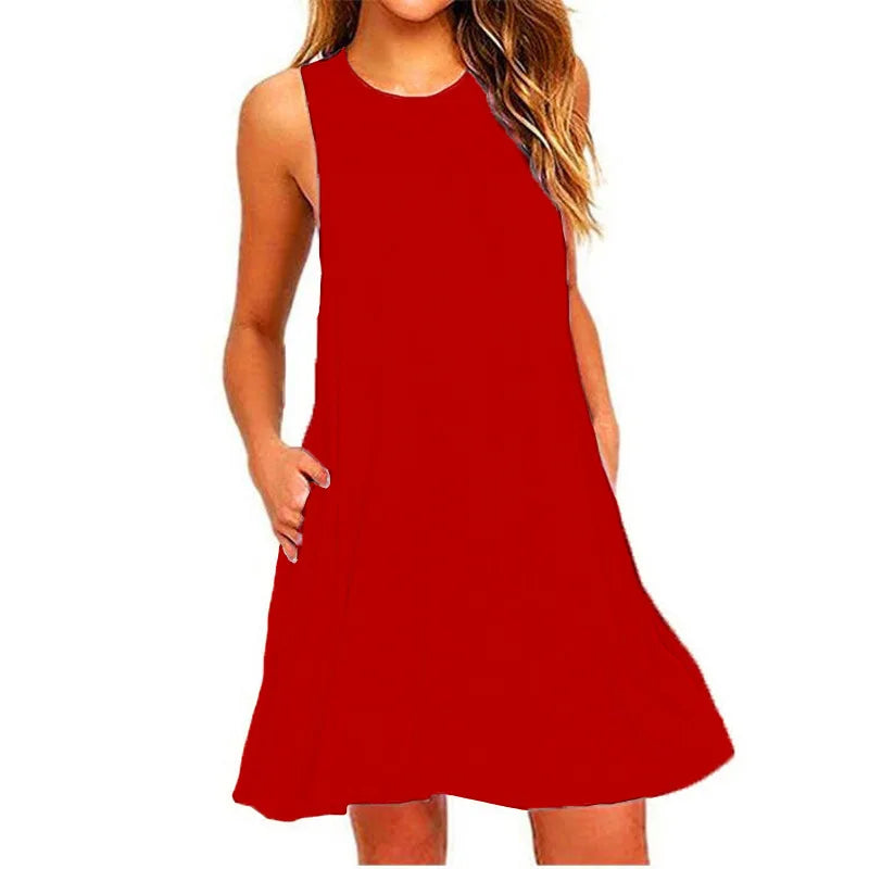 Women's Casual Swing T-Shirt Dresses