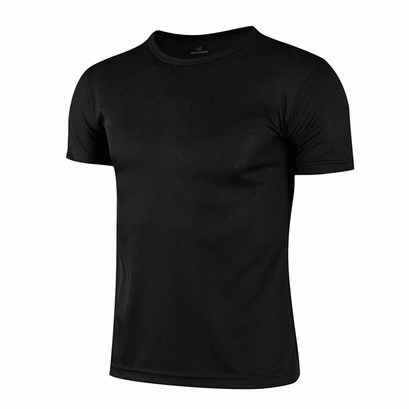 Men's Quick Dry Short Sleeve Sport T Shirt Breathable Sportswear