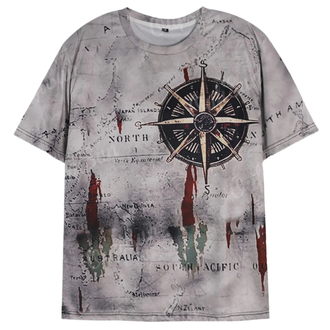 Men's Nautical Map T-Shirt