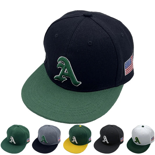 Letter A Baseball Caps