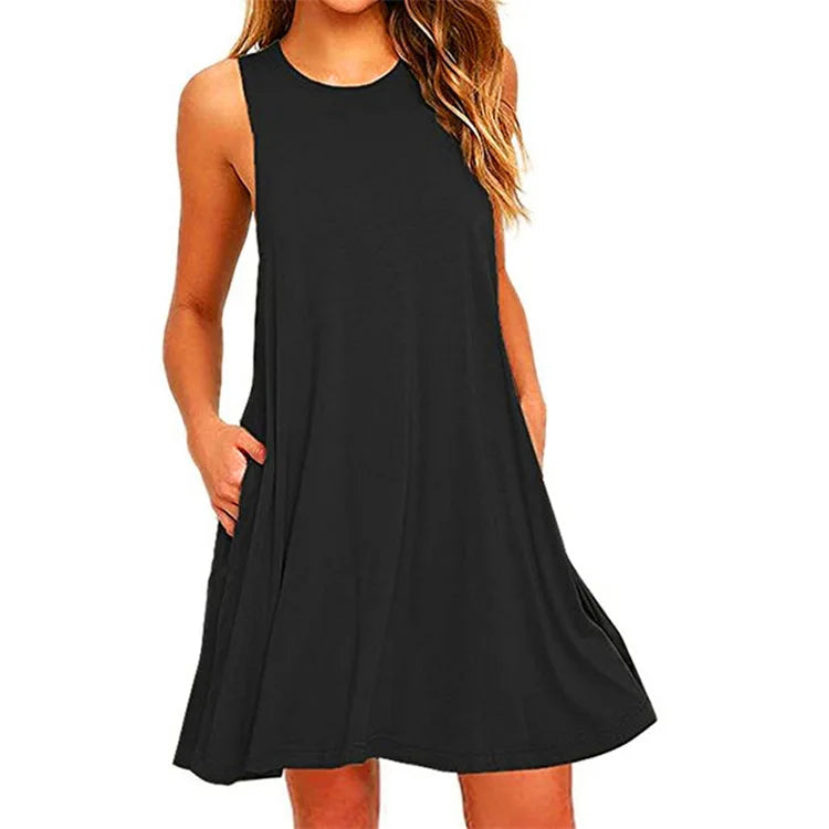 Women's Casual Swing T-Shirt Dresses