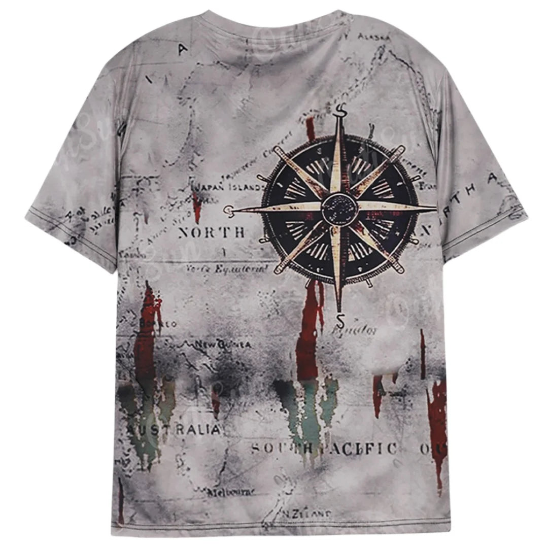 Men's Nautical Map T-Shirt