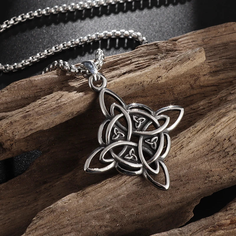 Vintage Witch Knot Necklace