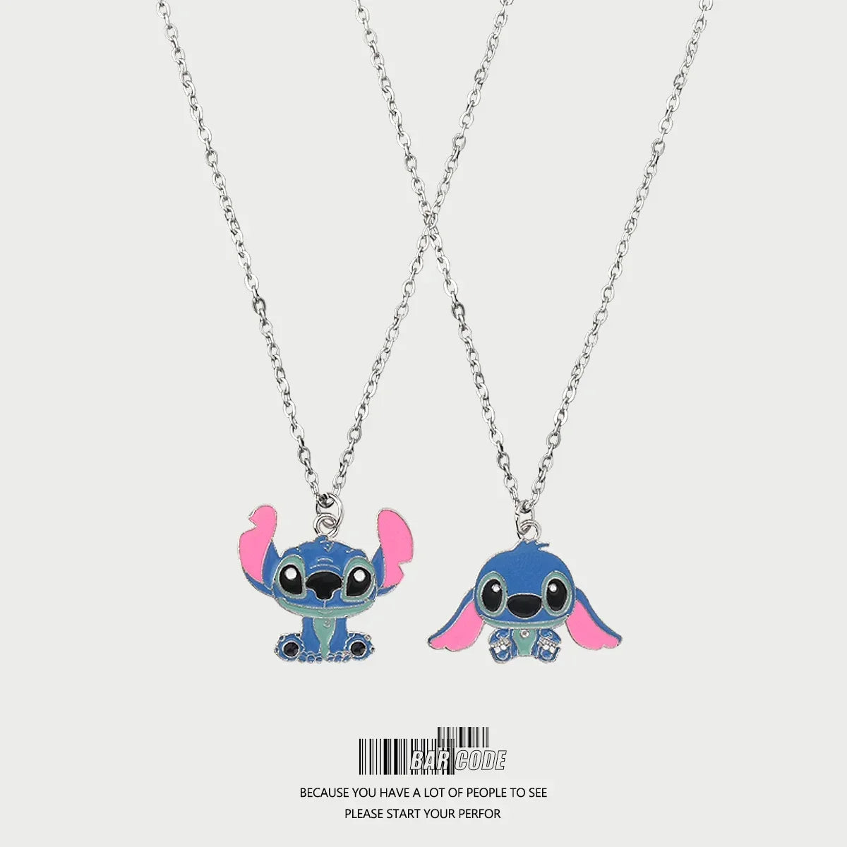 Disney Stitch Couple Necklace