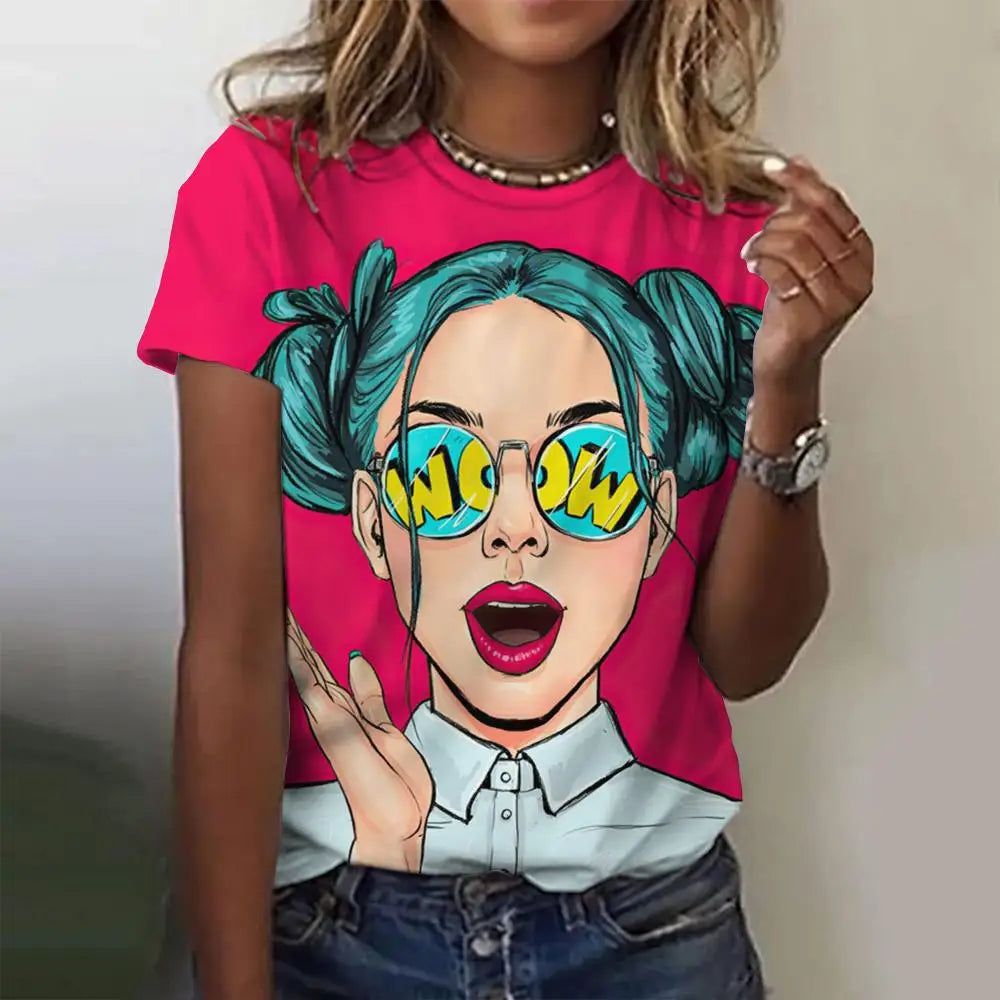 Women's Cartoon T-Shirt