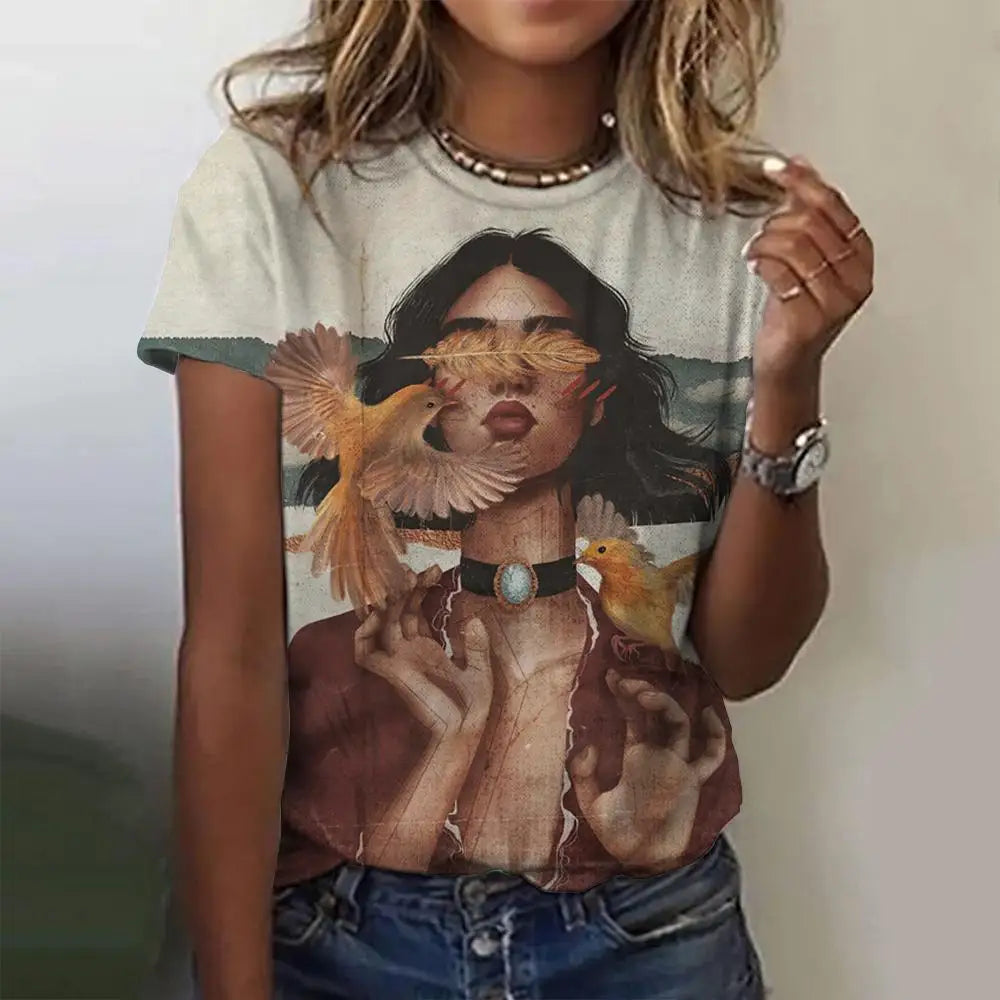 Women's Cartoon T-Shirt