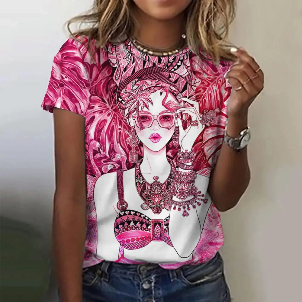 Women's Cartoon T-Shirt