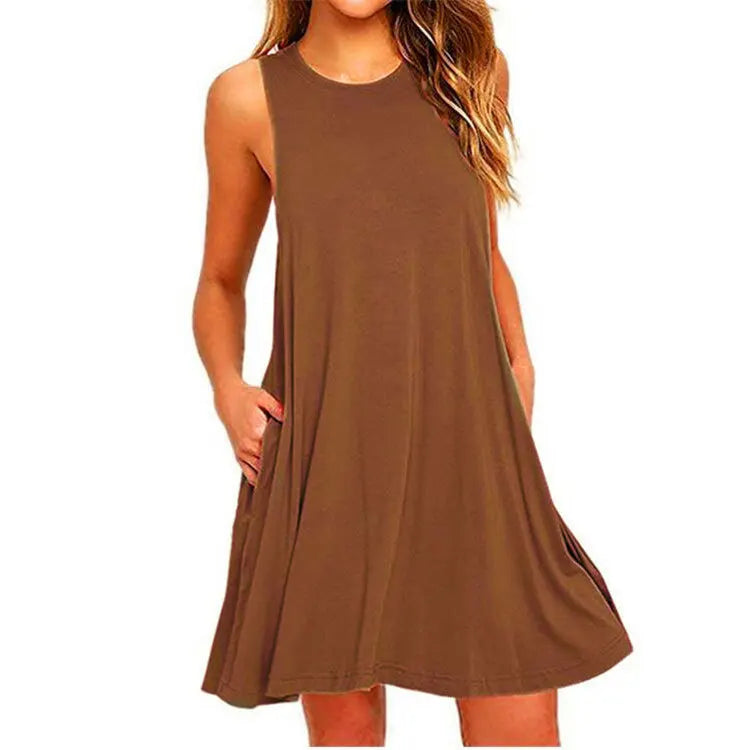 Women's Casual Swing T-Shirt Dresses