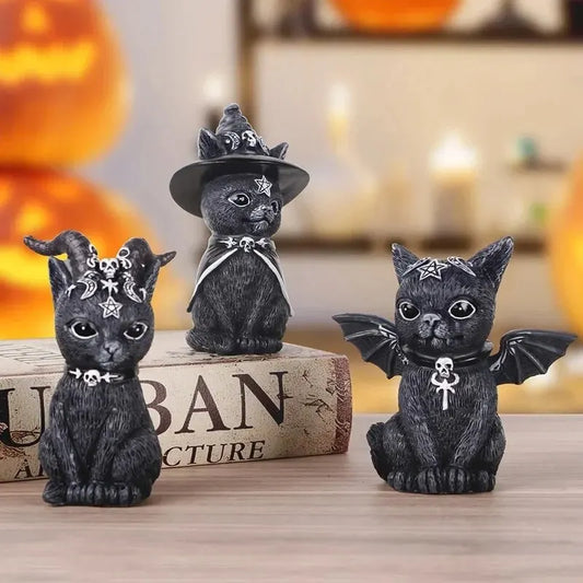 Black Cat Statue