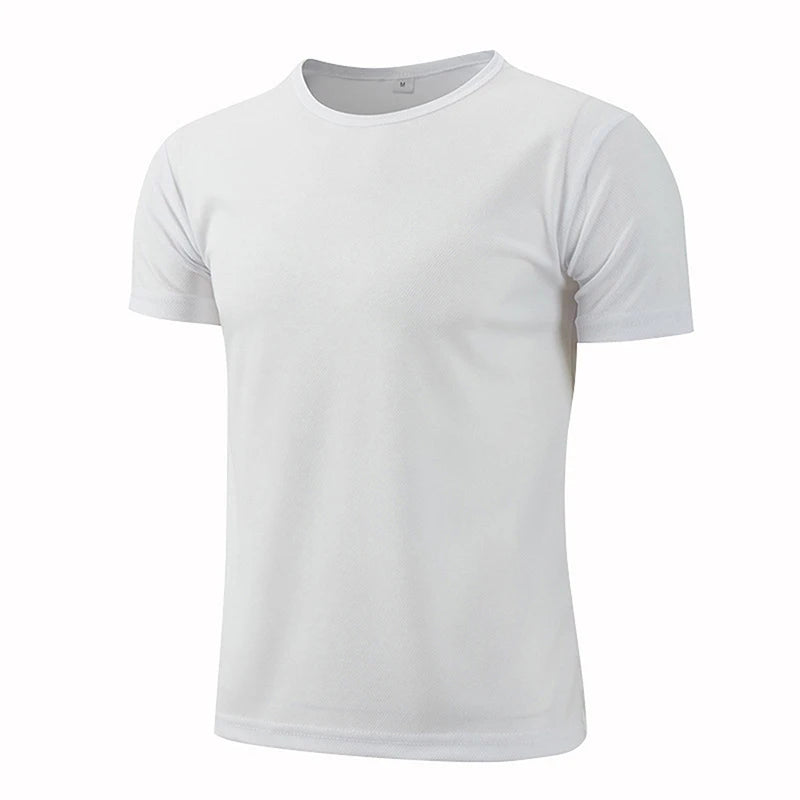 Men's Quick Dry Short Sleeve Sport T Shirt Breathable Sportswear