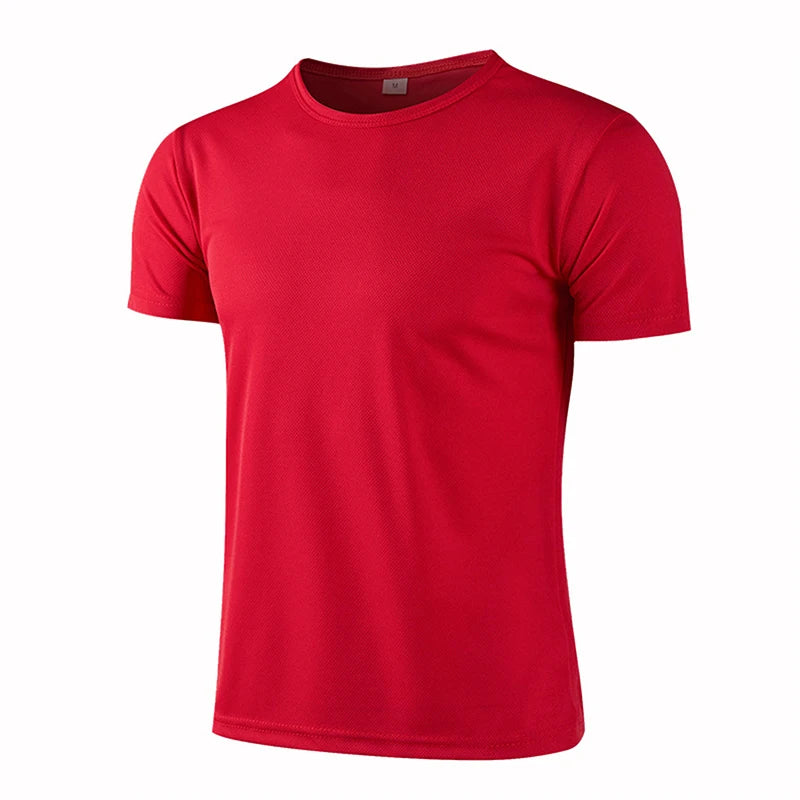 Men's Quick Dry Short Sleeve Sport T Shirt Breathable Sportswear