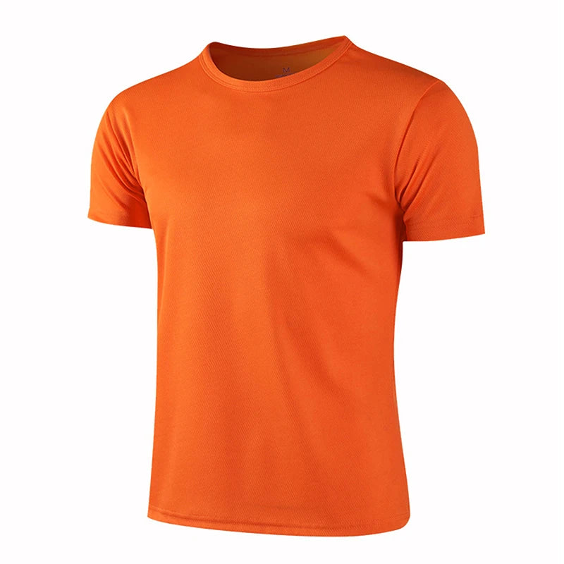 Men's Quick Dry Short Sleeve Sport T Shirt Breathable Sportswear