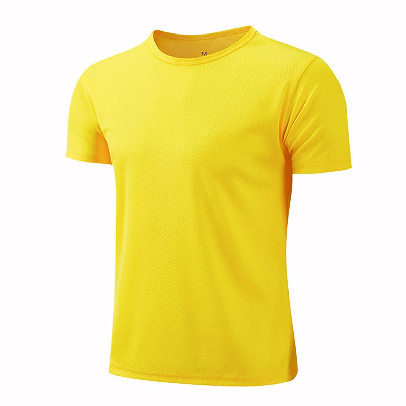 Men's Quick Dry Short Sleeve Sport T Shirt Breathable Sportswear