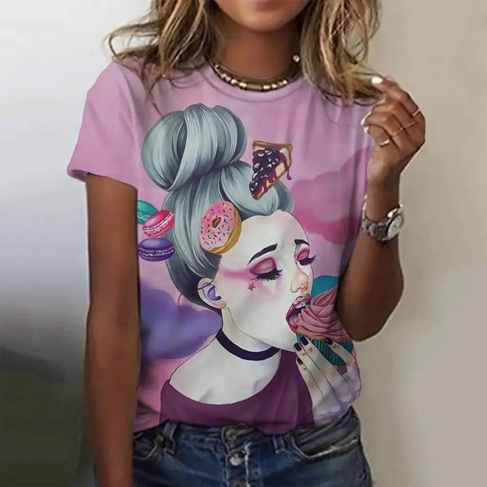 Women's Cartoon T-Shirt