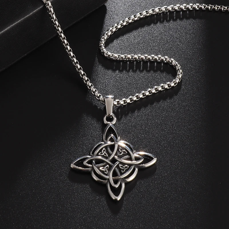 Vintage Witch Knot Necklace