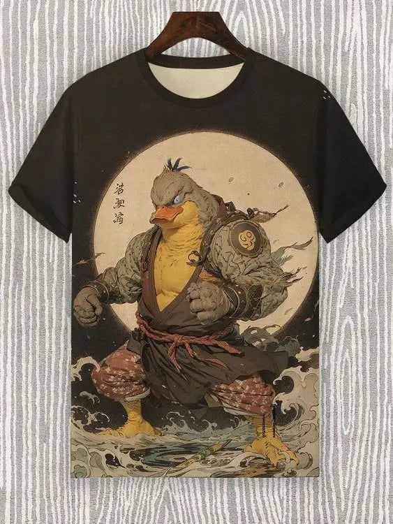 Men's T-Shirt Samurai Cat